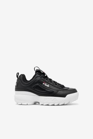 FILA Disruptor 2 Sneakers Black / White / Red,Kids Shoes | CA.OUEIAR941